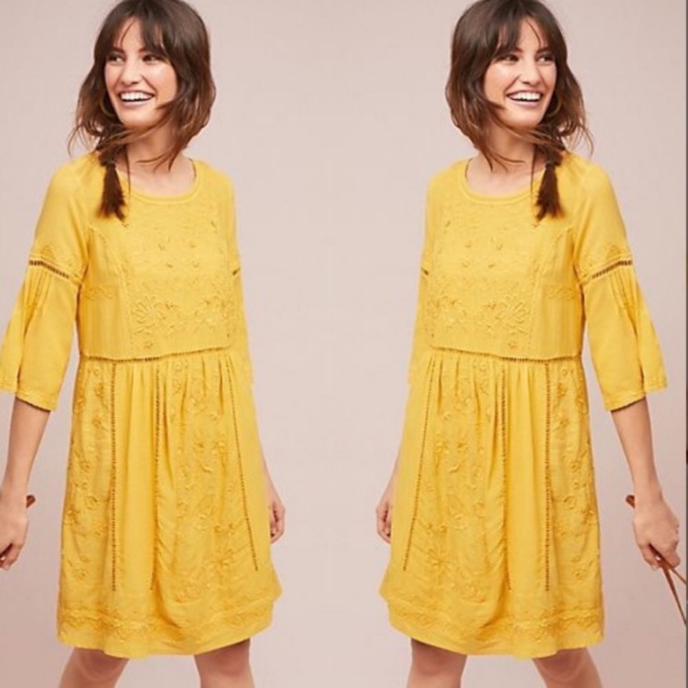 Anthropologie Akemi + Kin tunic laced dress